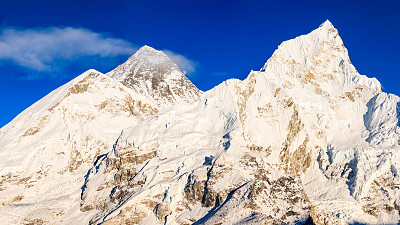 珠穆朗玛峰和Nuptse全景从Kala Pattar 59MPix