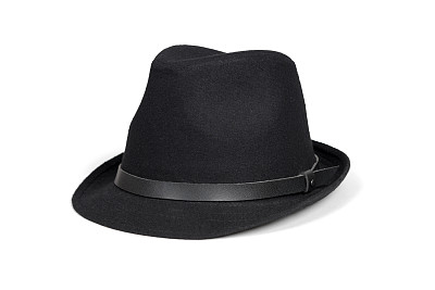 黑色时尚的帽子