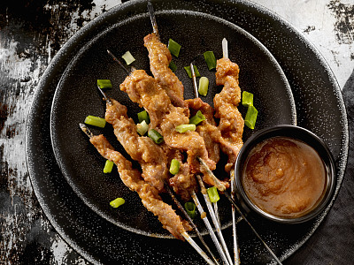 鸡肉沙嗲
