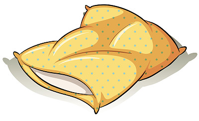 黄色的枕头