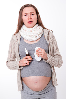 患流感的孕妇