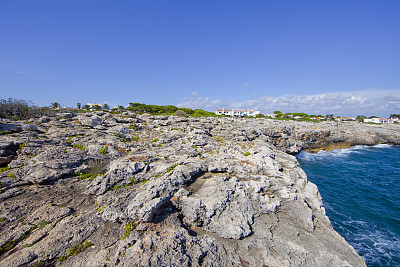 Menorca岛，Artrutx灯塔附近