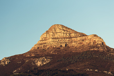 南非开普敦的狮头山。