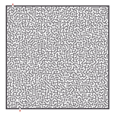 复杂的方形迷宫