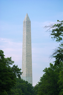 位于哥伦比亚特区的华盛顿纪念碑