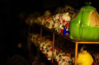 越南巴特庄村的陶瓷产品