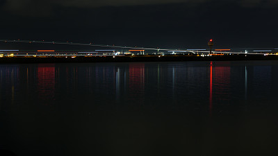 悉尼机场与植物港之夜