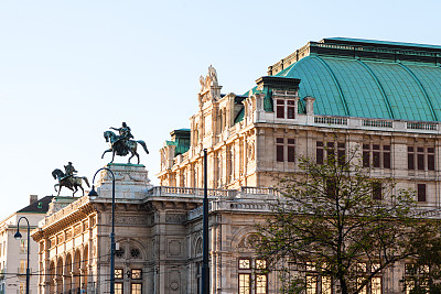 维也纳国家歌剧院的景观