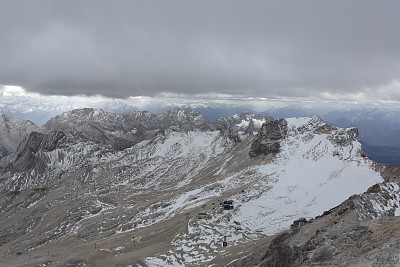 Zugspitze的山脉