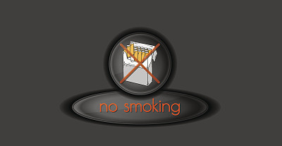 禁止吸烟的按钮