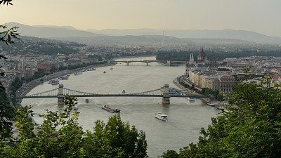 布达佩斯多瑙河穿过