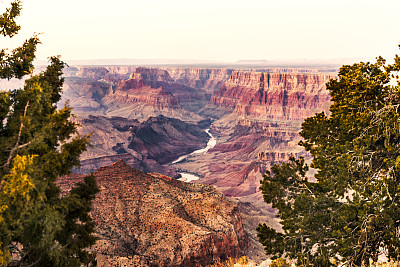 大峡谷国家公园日落在亚利桑那州美国旅游目的地