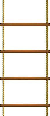 木制绳梯