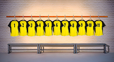 排足球衫黄色1-11