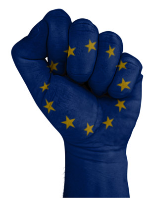 欧盟旗帜拳
