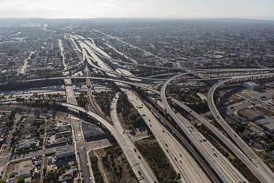 洛杉矶高速公路立交架空
