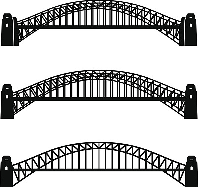 金属悉尼海港大桥黑色象征