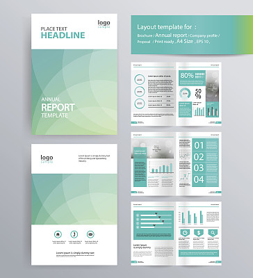 报告,小册子,计划书,模板,商务,书页,侧面像,垂直画幅,绘画插图,组物体