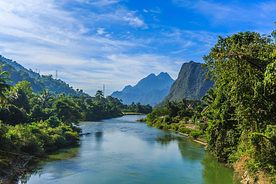 老挝的万荣河和南宋河