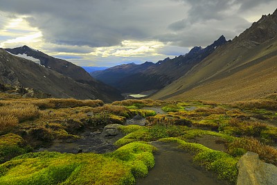 南美巴塔哥尼亚Torres Del Paine Wilderness的John Gardner Pass