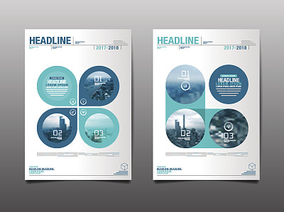 未来,商务,报告,2018,2017年,水平画幅,无人,绘画插图,几何形状,书页