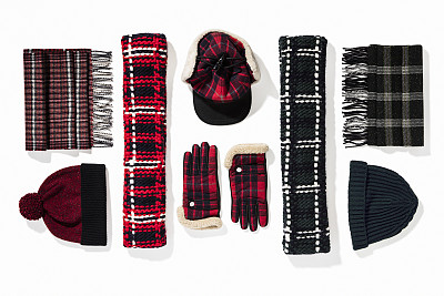 暖冬针织衣物——帽子、围巾、手套