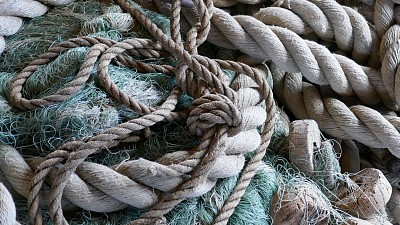 海洋绳索和渔网
