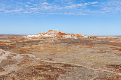 澳大利亚南部内陆的彩色沙漠