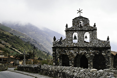 Stone church, San Rafael de muuchies, Merida州，委内瑞拉。