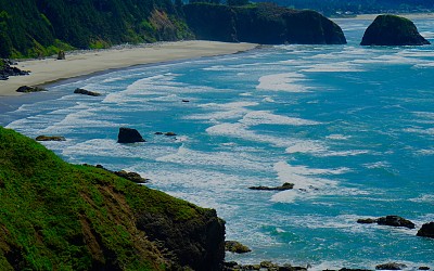 新月形海滩