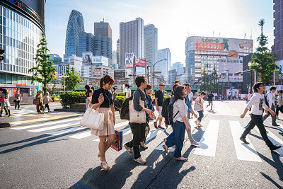 日本东京新宿购物区