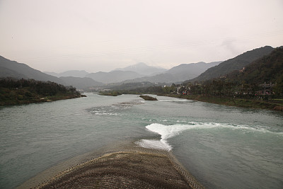 Yuzui (鱼嘴) of Dujiangyan (都江堰) irrigation system, Sichuan, China