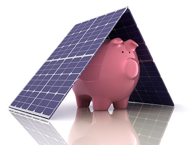 太阳能电池板可再生能源储蓄储蓄罐