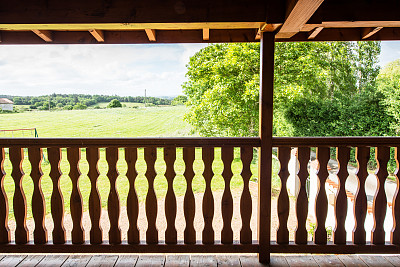 卢瓦尔别墅阳台，法国