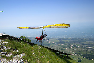 Hangglider坡道上