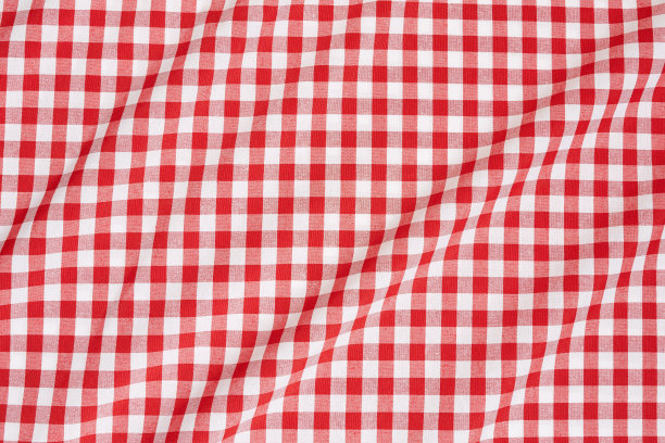 红白格纹