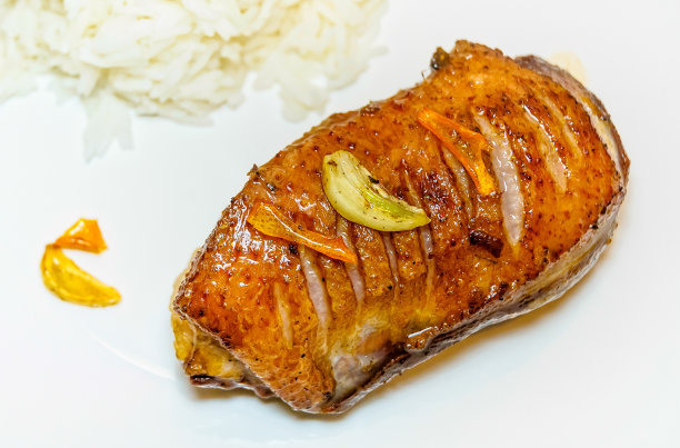餐具,格子烤肉,水平画幅