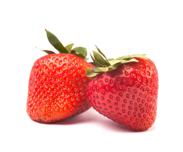 草莓,熟的,甜点心