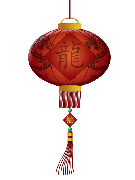 垂直画幅,问候,灯笼