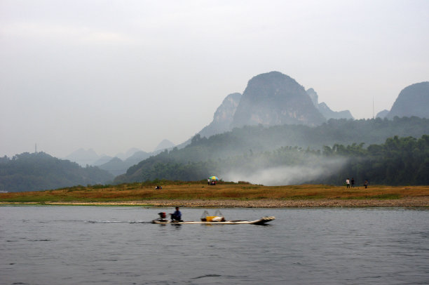 桂林山水遇龙河漂流