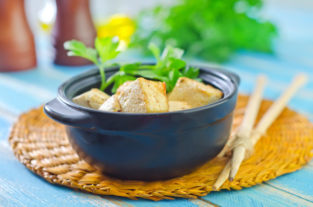 豆腐,沸腾的,豆