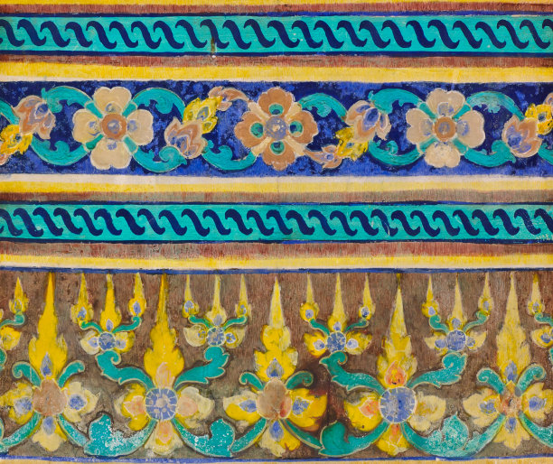 僧院,泰国文化,花纹