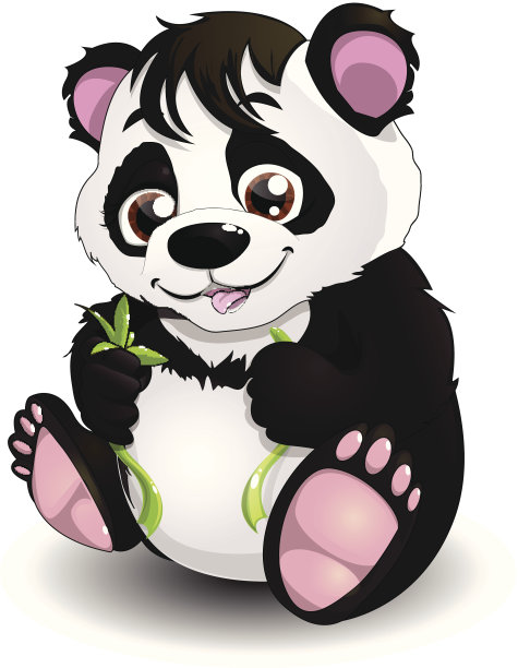大熊猫,人老心不老,幸福