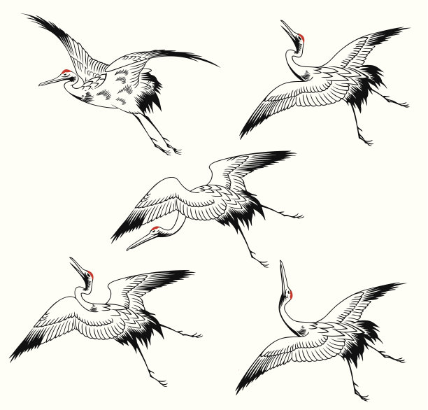 美,东方风格的木版艺术,绘画作品