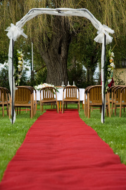红色婚礼地毯