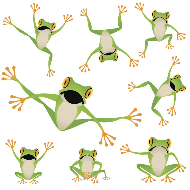 青蛙插画设计