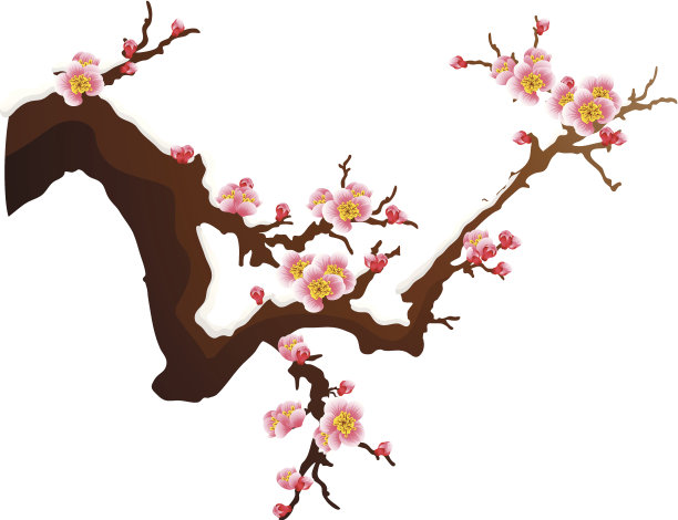 绘画插图,矢量,枝