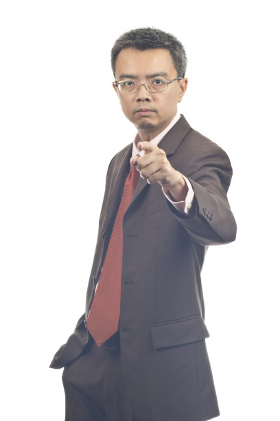 仅一个中老年男人,男商人,白色背景