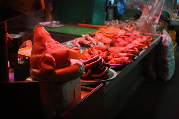 韩国首尔各种肉类