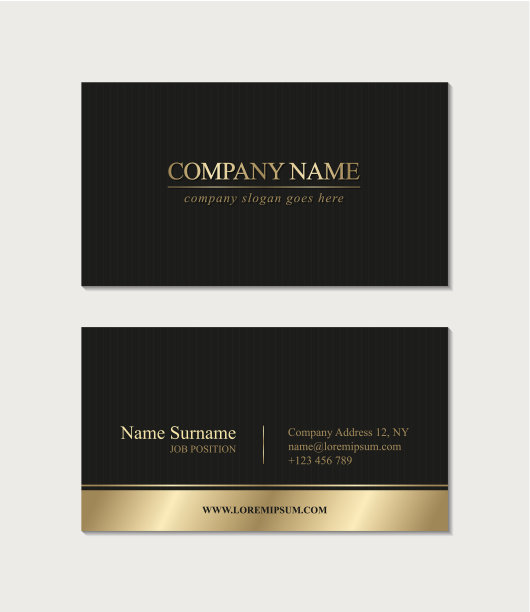 黄金名片